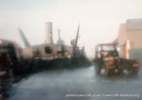 BH7 being moved to The Hovercraft Museum